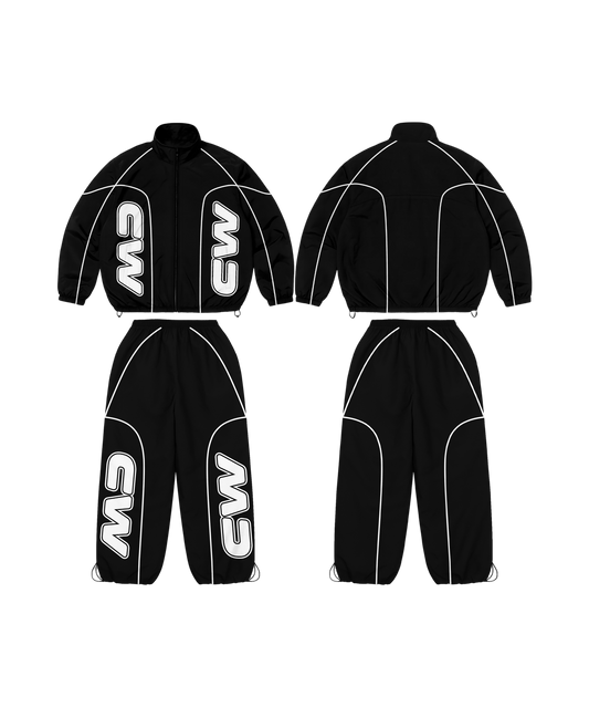 Black/White “Daily Wear” Tracksuit