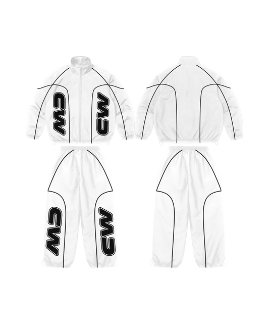 White/Black “Daily Wear” Tracksuit